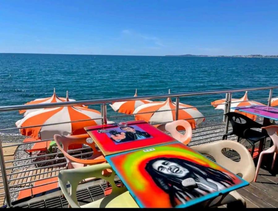Cocon Marin 4 Studio Proche Mer Parking Wifi Cagnes-sur-Mer Extérieur photo