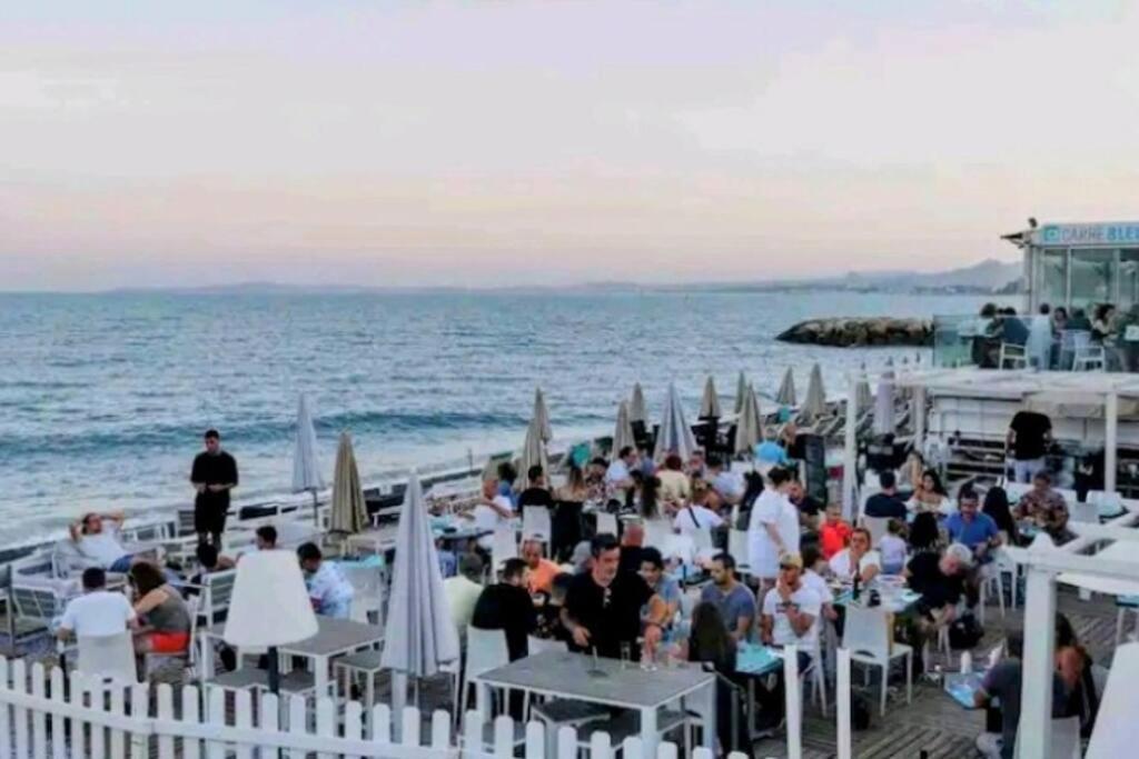 Cocon Marin 4 Studio Proche Mer Parking Wifi Cagnes-sur-Mer Extérieur photo